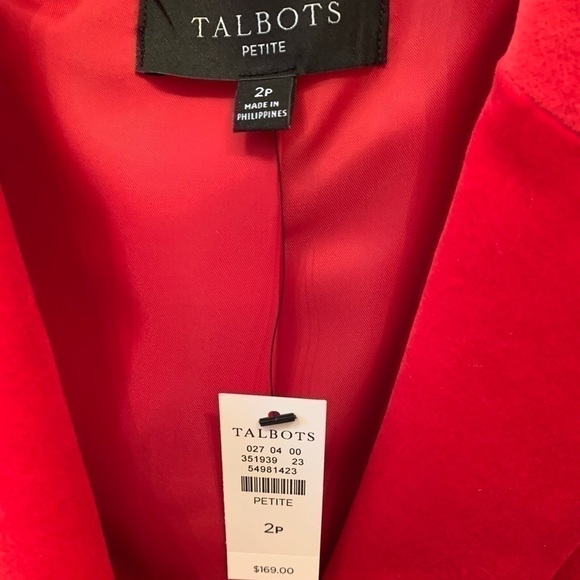 𝅺⭐️Talbots⭐️ Velvet Blazer Sz 2P - Picture 2 of 7